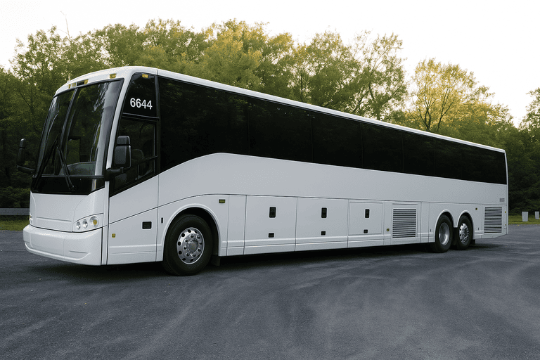 exterior of Bridgeport Coach Bus Service coach bus