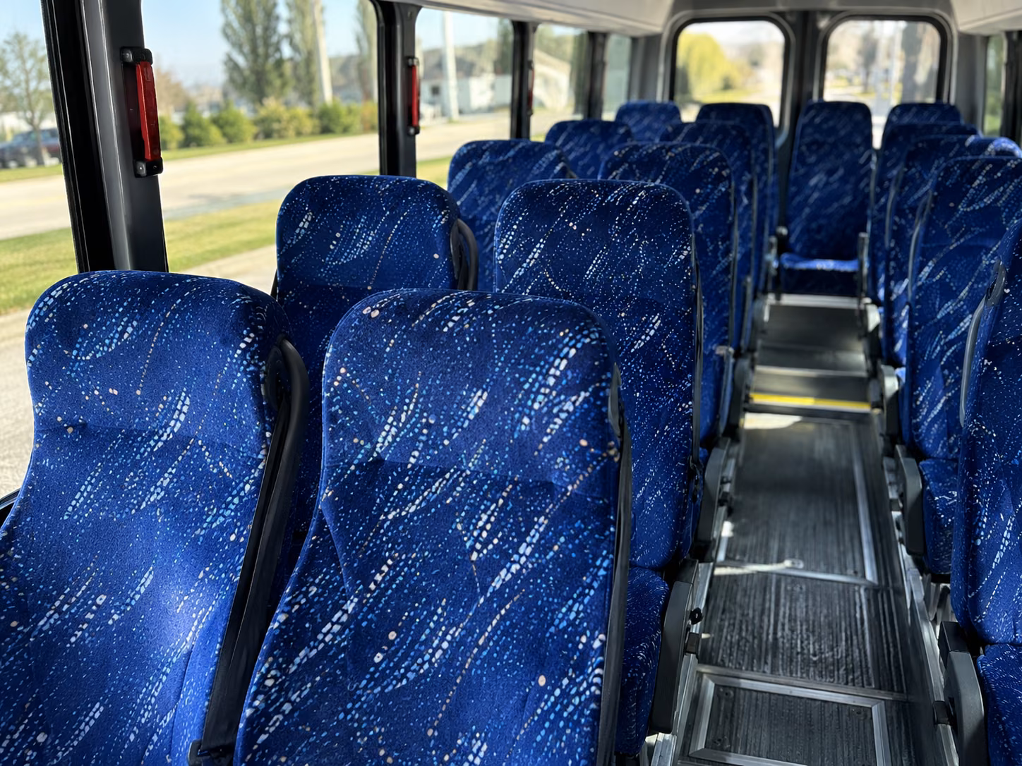 bridgeport 20 passenger minibus inside