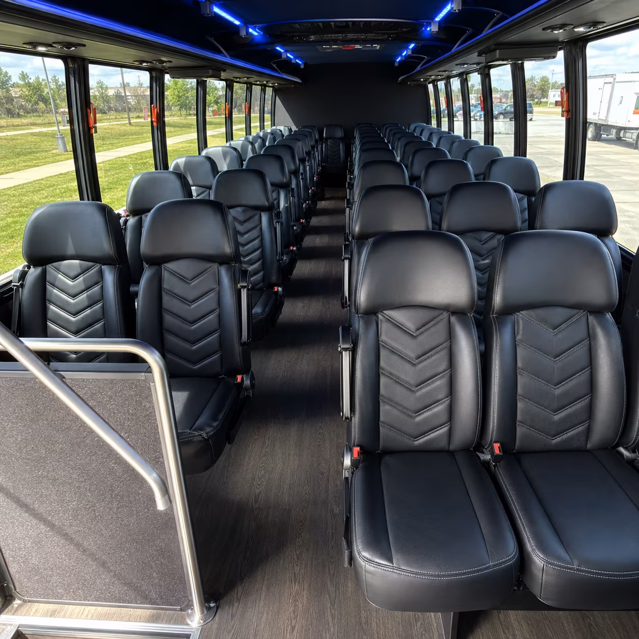 bridgeport 25 passenger minibus interior