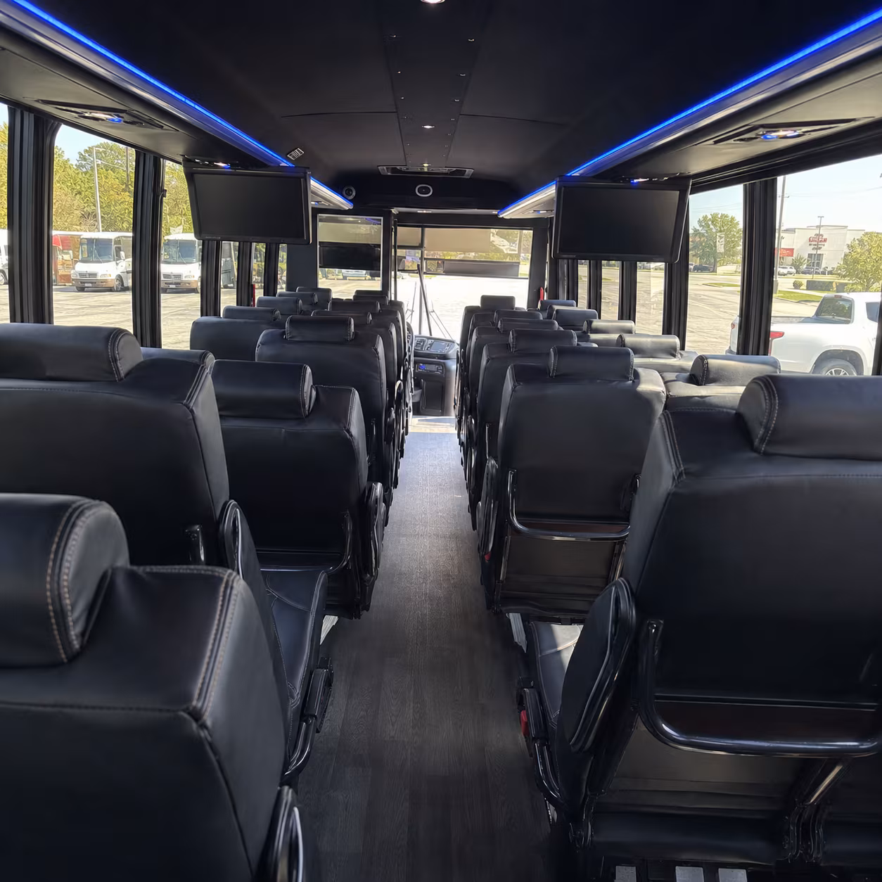 bridgeport 30 passenger minibus interior