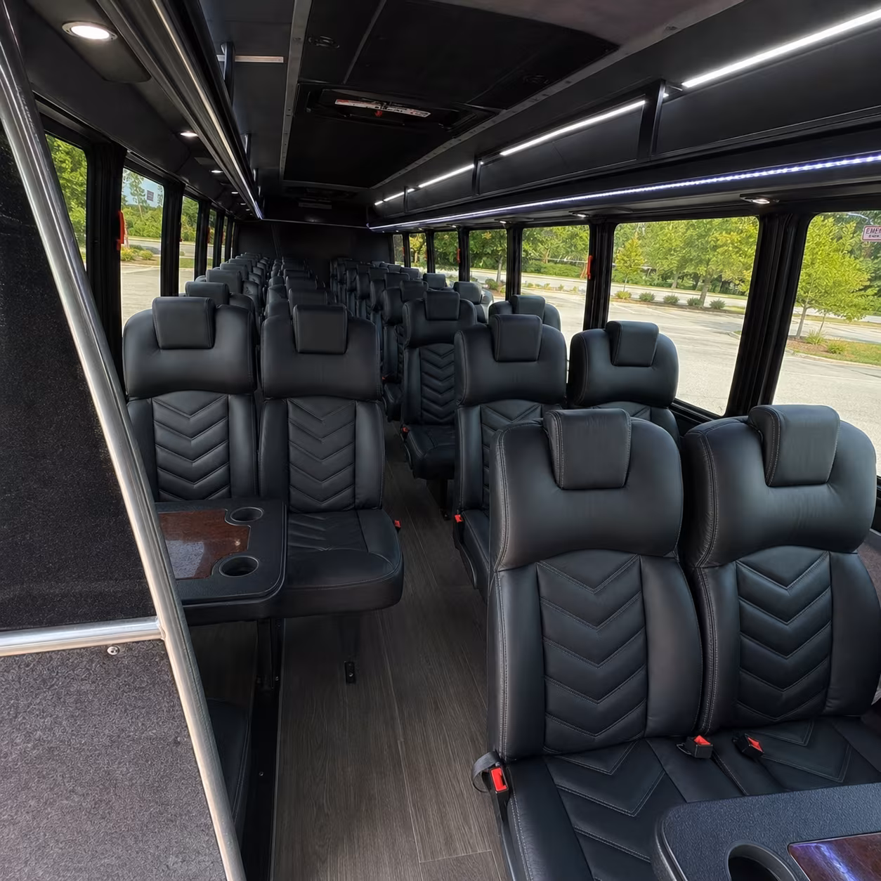 bridgeport 35 passenger minibus interior