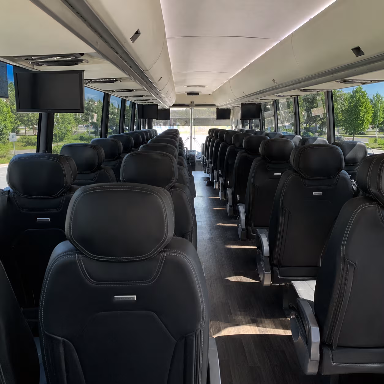 bridgeport charter bus rentals for corporate campus shuttles