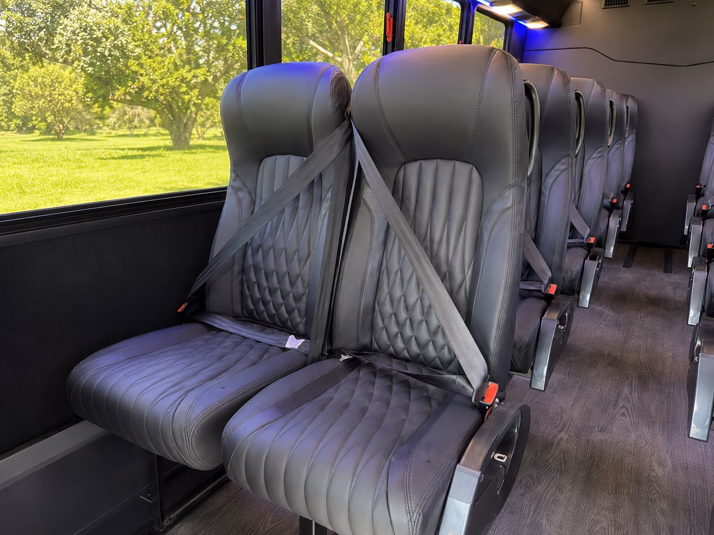 bridgeport employee transportation onboard seating