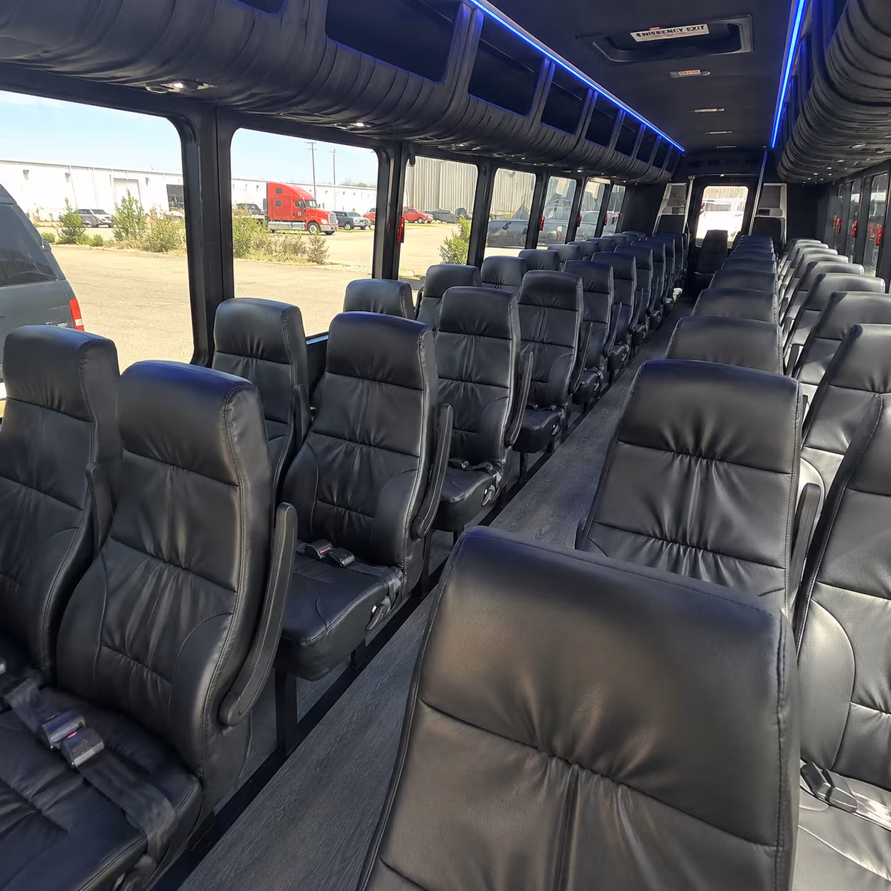 bridgeport long distance transportation onboard seating