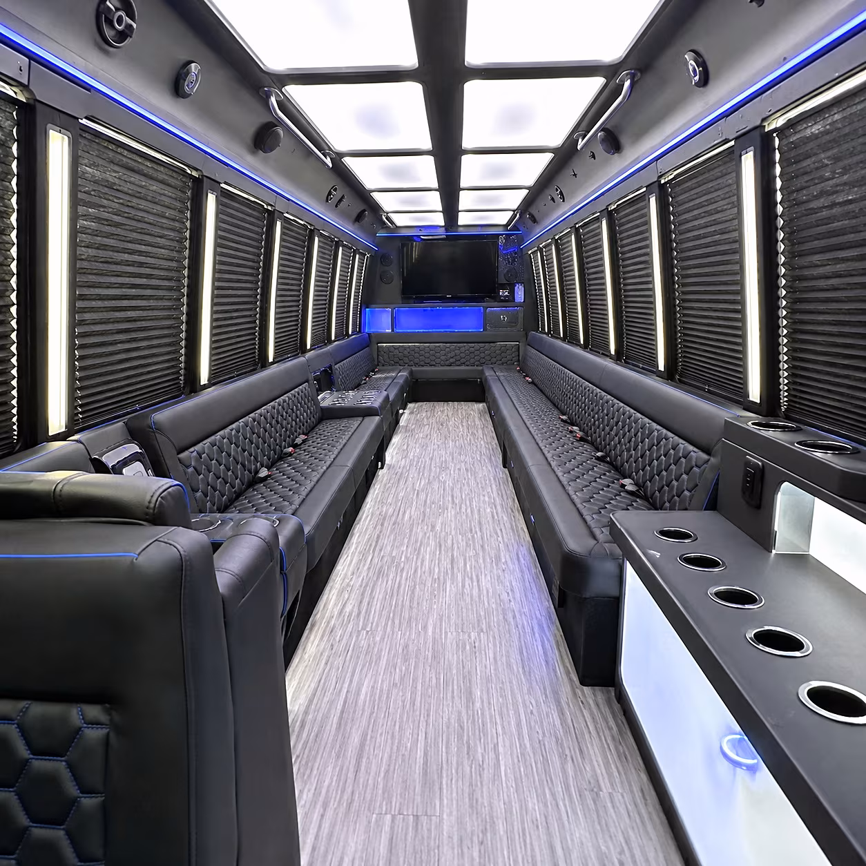 bridgeport party bus rentals inside
