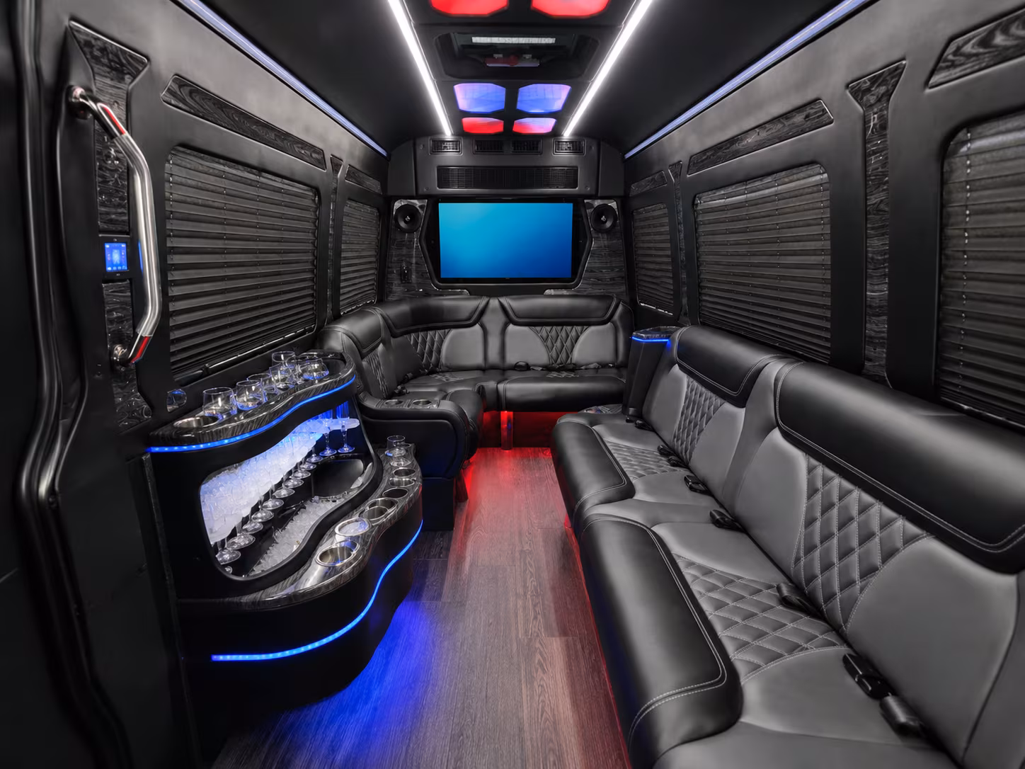 bridgeport sprinter limousine interior