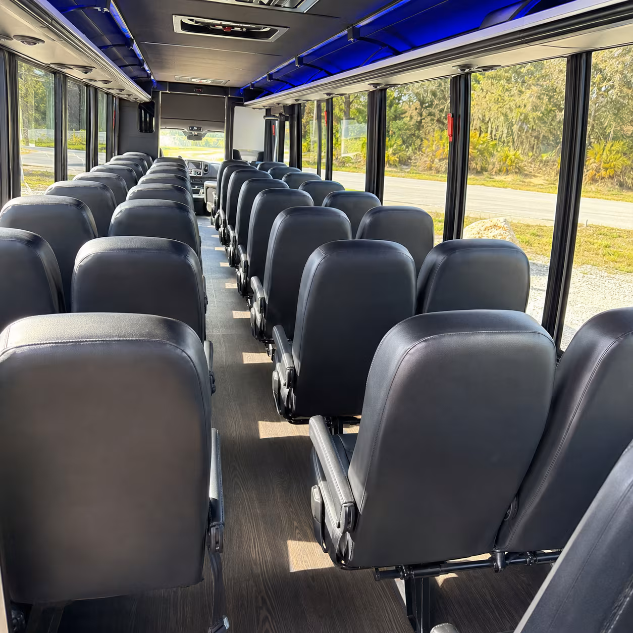 can i book a one way a round trip or a multi day package for a bus rental in bridgeport